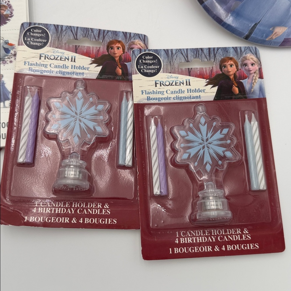Disney Frozen Party Set - Purple and Blue - Picture 2 of 8